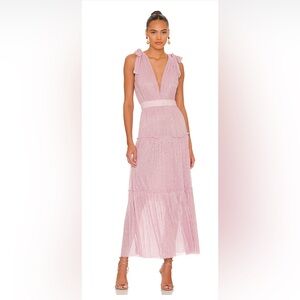 Sabina Musayev Helena Dress in pink lavender